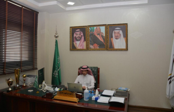 Dr. Alosaimi inaugurates the “Your Specialization” program virtually, in Preparation Year for the academic year 1442 H